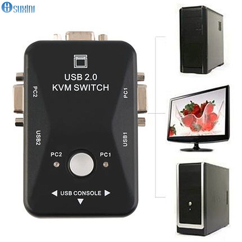 Bộ Chuyển Đổi Kvm 2 Cổng Vga Svga Usb 2.0 1920x1080