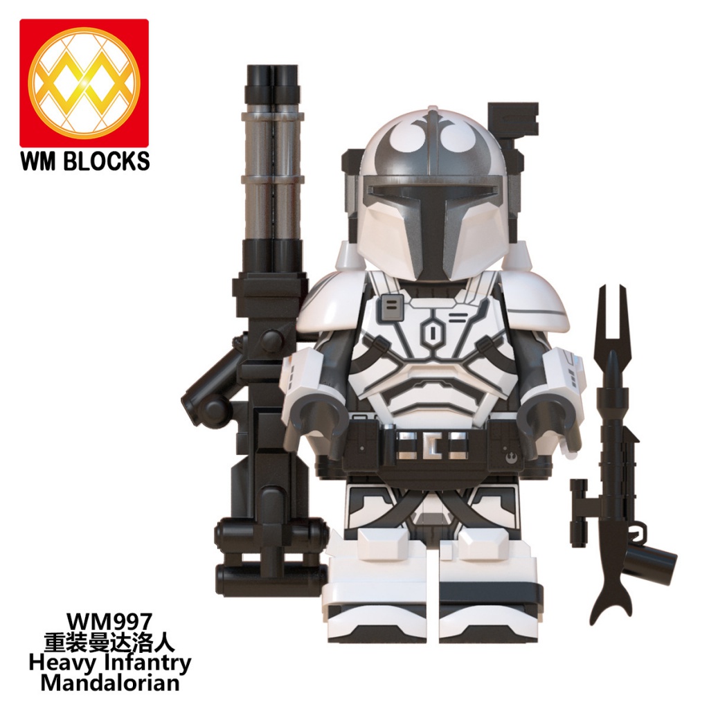 Đồ chơi trẻ em Mandalorian Star Wars Đồ chơi Khối xây dựng lắp ráp nhỏ lego minifigures