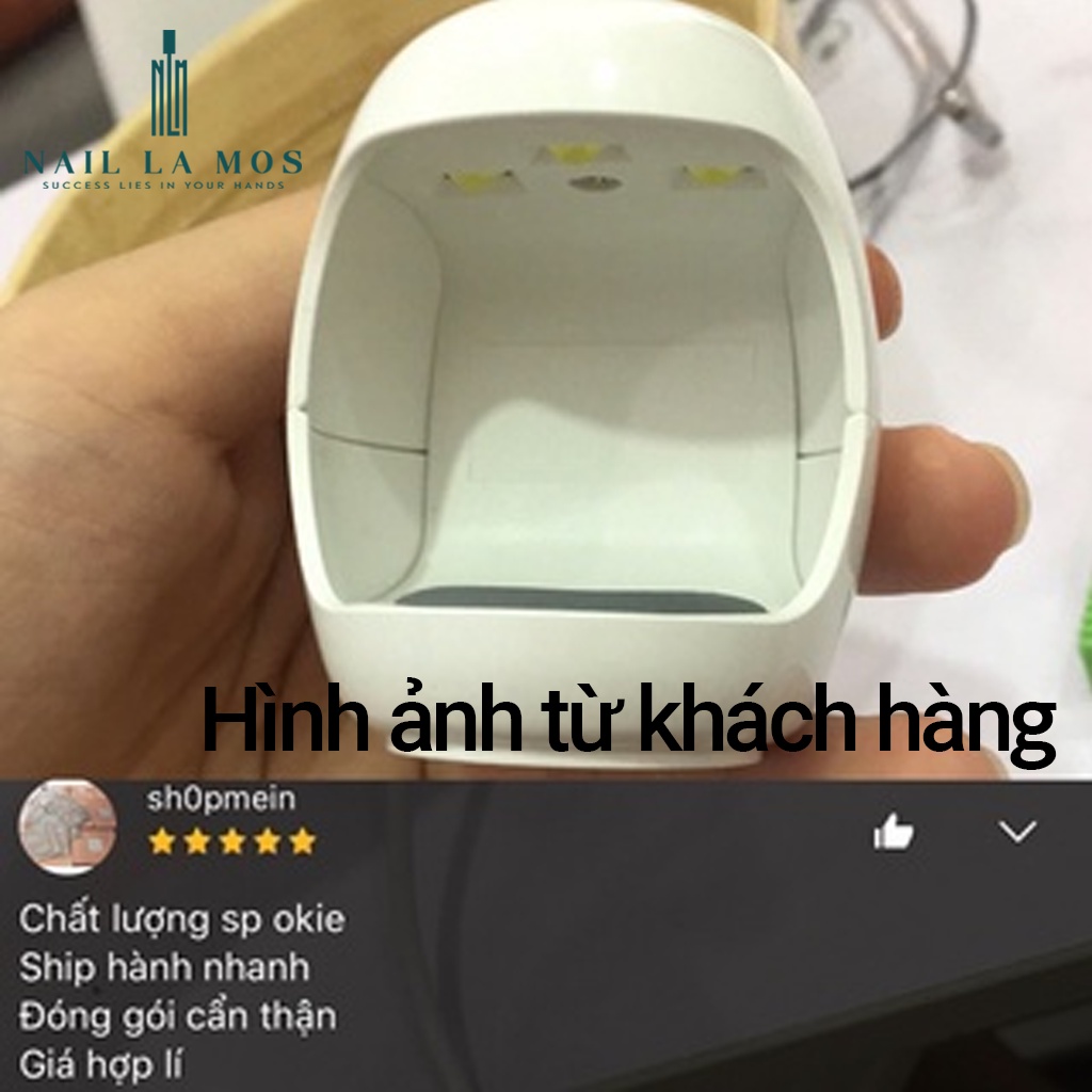 Máy hơ gel mini hình quả trứng - Máy hơ cầm tay nhỏ gọn tiện lợi (kèm dây sạc USB)