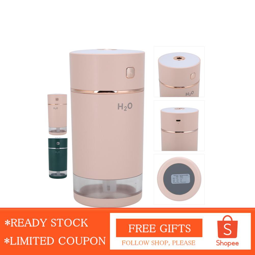 (Hàng Mới Về) Máy Phun Sương Tạo Độ Ẩm Mini Có Đèn Ngủ Dễ Thương Cổng Usb 240ml Cho Nhà Ở / Văn Phòng