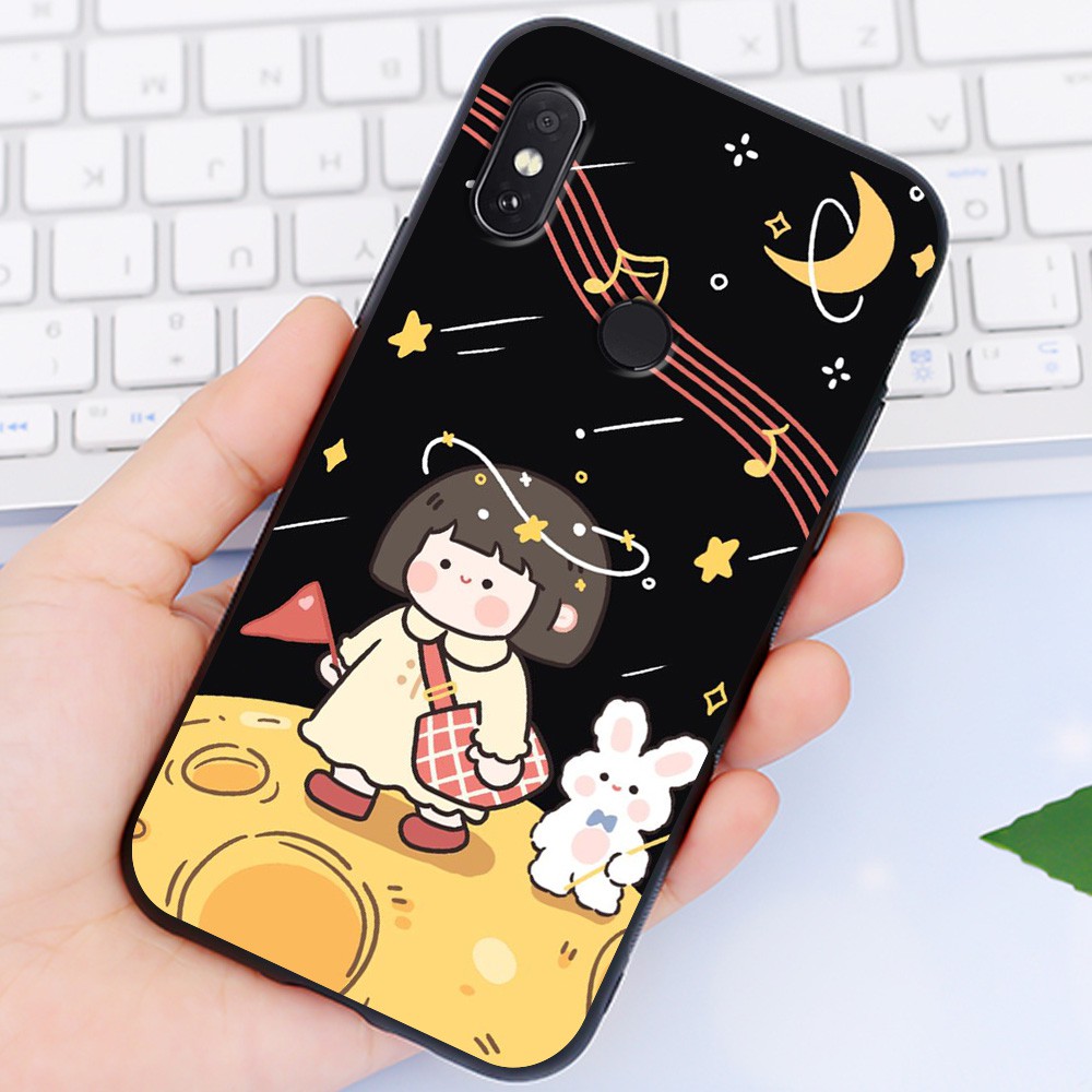 Ốp Xiaomi 🌻 Ốp lưng Xiaomi Redmi 6 Pro Mia2 Lite Redmi S2 Roro Jump nhựa cao cấp viền silicon - Banana Store