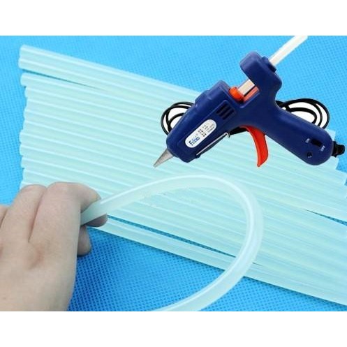 Bộ 10 Keo Cây Silicon(Trắng) + Tặng Súng bắn keo silicon
