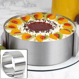 Khuôn ring mousse tròn thay đổi kích thước