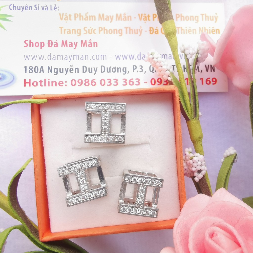 CHARM CHỮ H ĐÍNH ĐÁ PHỐI VÒNG TAY TRANG SỨC PHỤ KIỆN NAM NỮ PK276 PK300