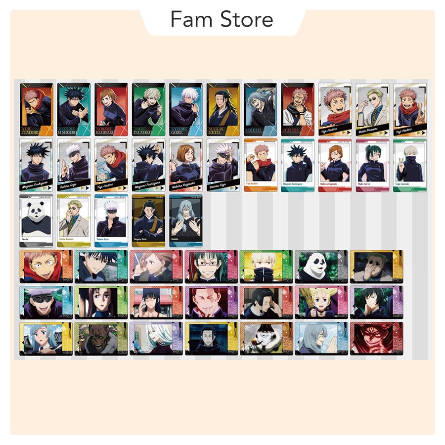 Pack thẻ Jujutsu Kaisen Snapmide