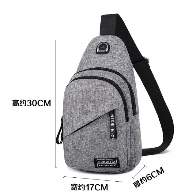[FREE SHIP 50K TOÀN QUỐC] Túi Đeo Chéo Nam Nữ Khóa Chéo Chống Nước Chất Liệu Vải Cotton 2019 - M06 | BigBuy360 - bigbuy360.vn