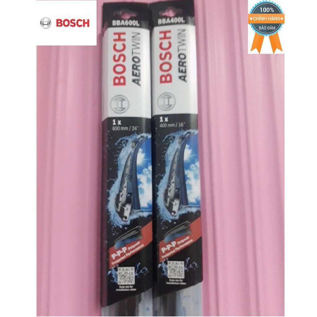 { XE I20 } Bộ 2 Gạt mưa BOSCH AEROTWIN Chính Hãng Cho xe [Hyundai I20 ] 16” + 24” tương đương với 400mm +600mm