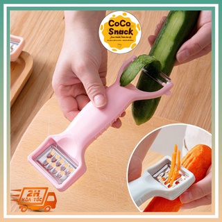 Dụng cụ bào nạo gọt rau củ, Dao bào nhỏ đa năng 2 đầu tiện ích