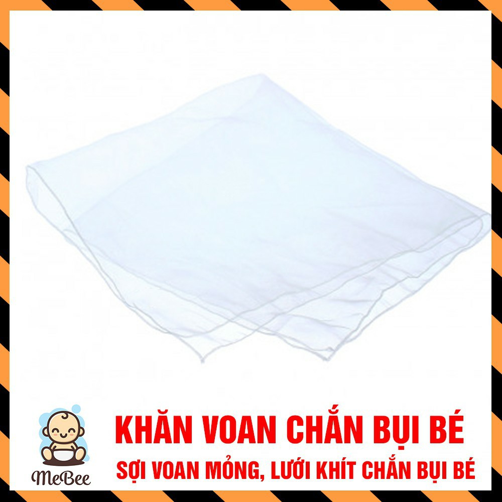 Khăn voan chống bụi cho bé khi đi ra ngoài