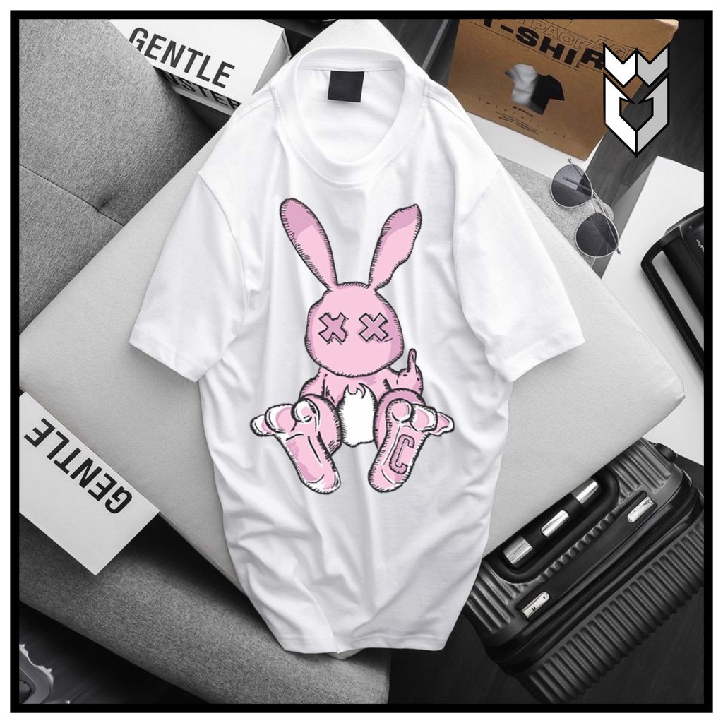 Áo phông nam 【RẺ VÔ ĐỊCH】Áo Thun nam nữ unisex Rabbit Draw C Tee, áo thun ngắn tay cá tính – GW Shop