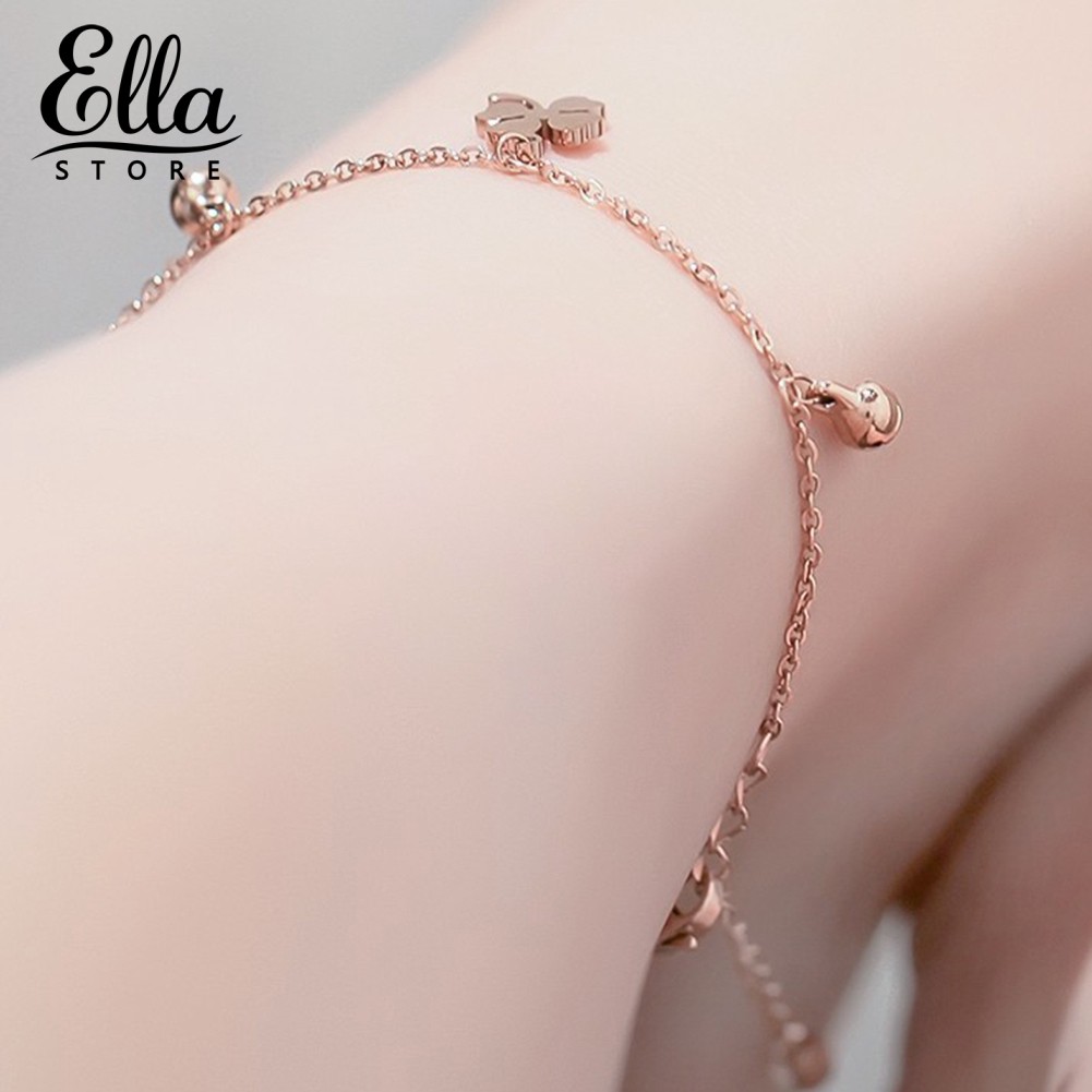 Lắc chân kiểu xích mặt hình cỏ may mắn đáng yêu | BigBuy360 - bigbuy360.vn