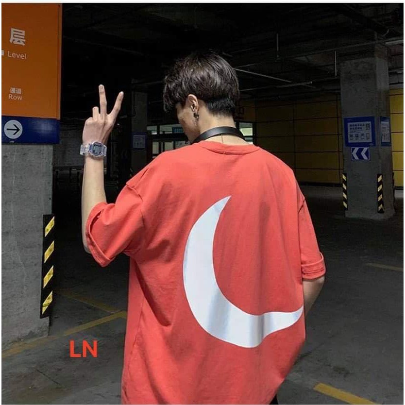 Áo phông phản quang cotton họa tiết vầng trăng khuyết