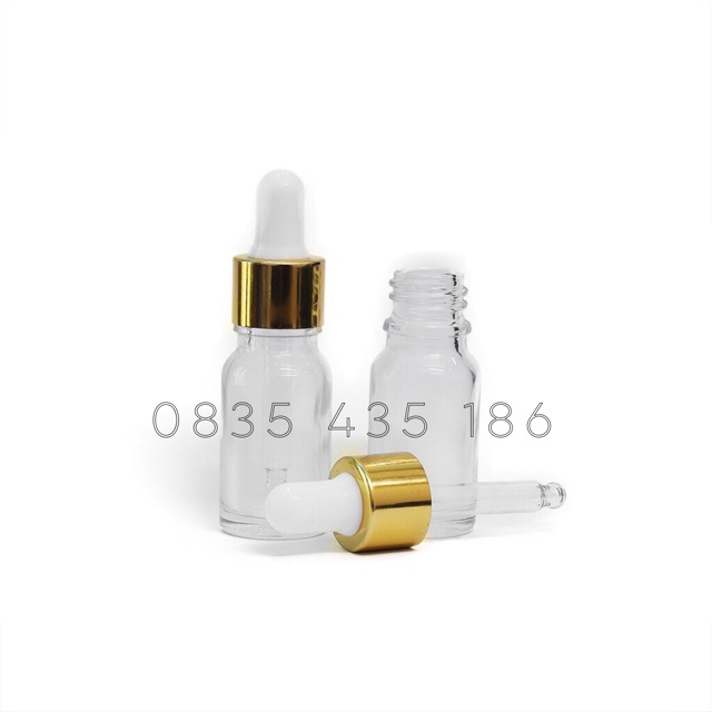 Chai thuỷ tinh nhỏ giọt 10ml-Chai serum 10cm-Lọ thuỷ tinh 10ml