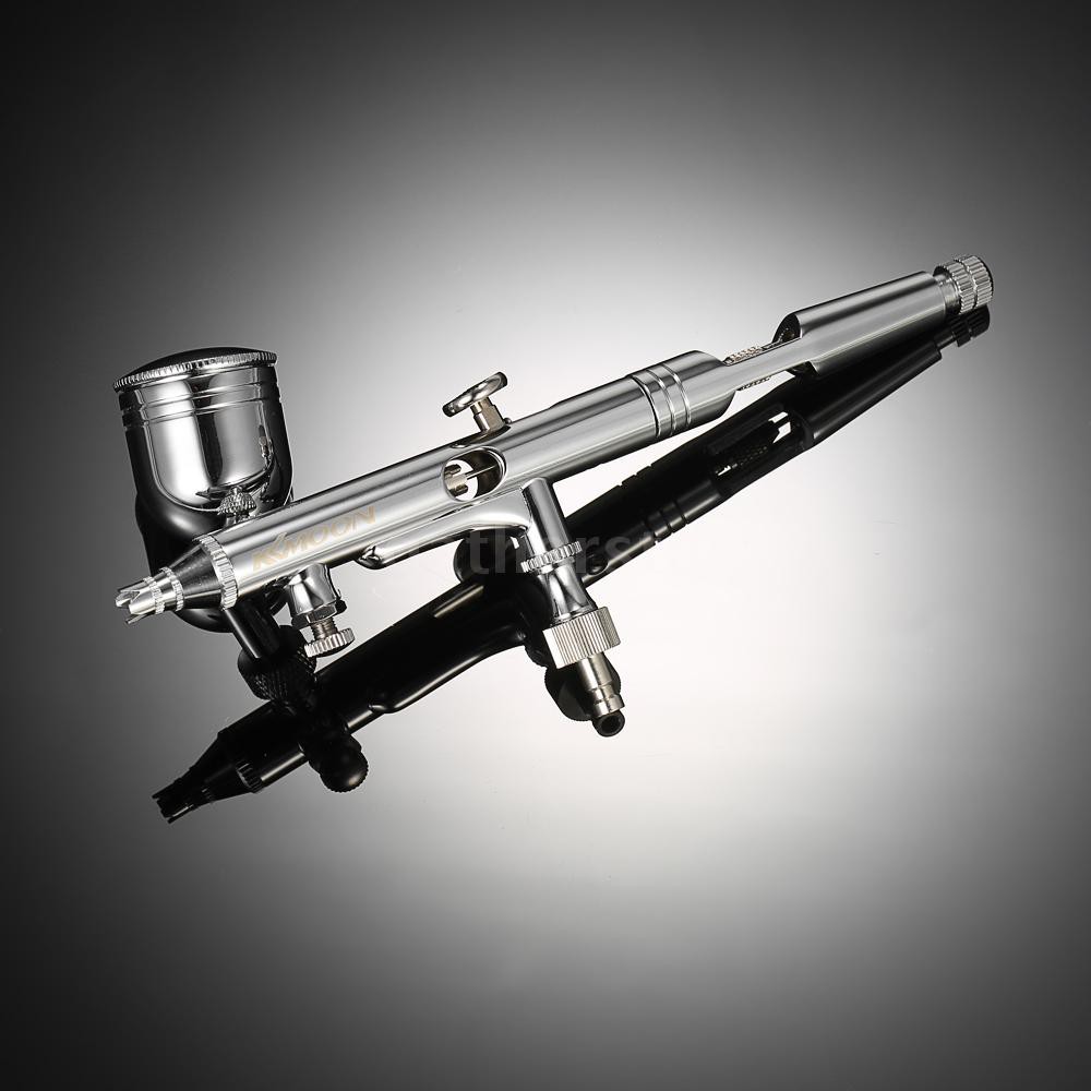 KKmoon Professional Multi-Purpose Side Feed Dual-Action Airbrush Kit Set Adjustable Air Control 0.25 | BigBuy360 - bigbuy360.vn