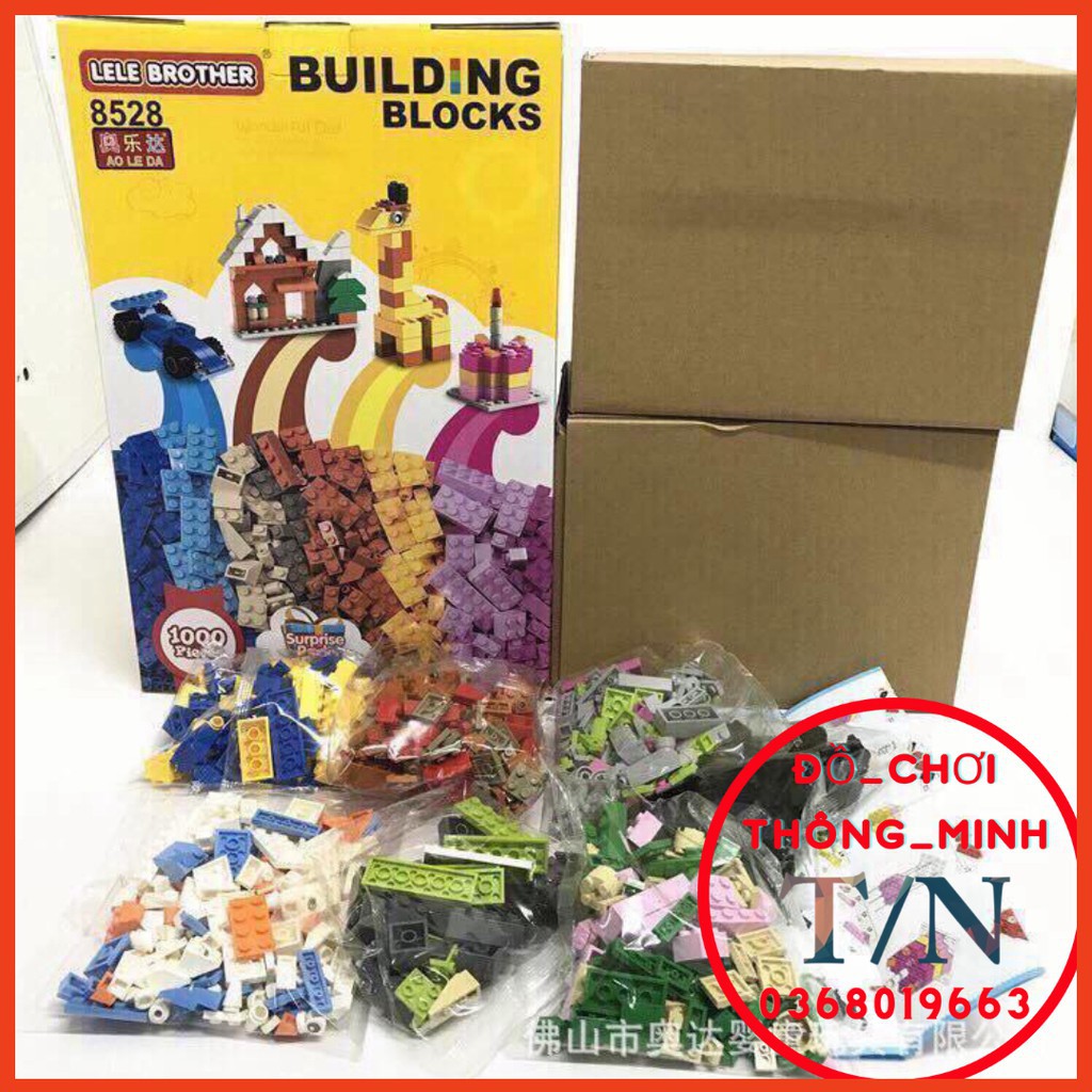 Bộ Lego 1000 chi tiết mẫu mới LeLe Brother