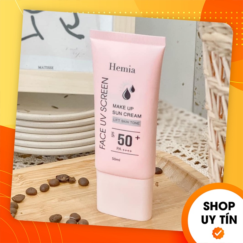 Kem Chống Nắng Hemia Nâng Tông Da Hàn Quốc - 8809032670036
