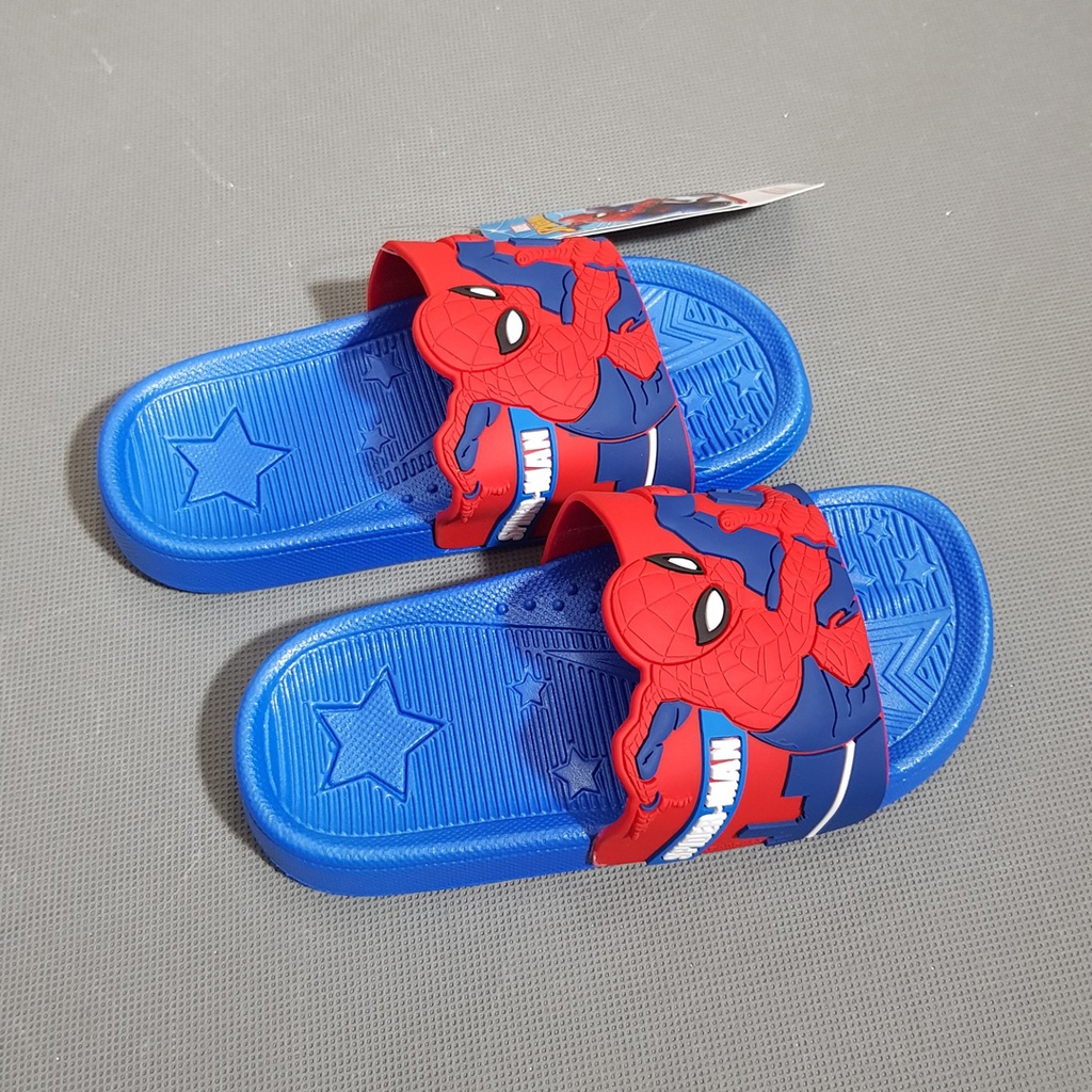 Dép quai ngang hoạt hình spiderman cho bé trai