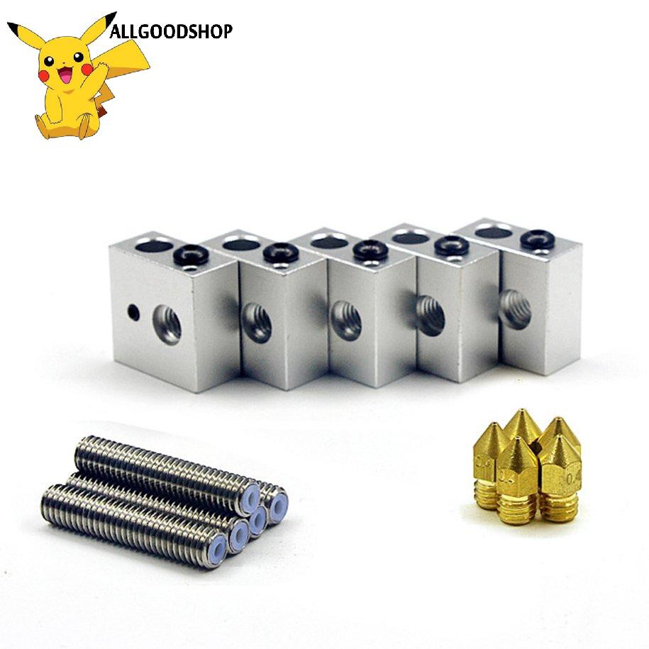 Set 15 Đầu Phun 1.75mm 0.4mm Cho Mk8 Anet A8 Máy In 3d