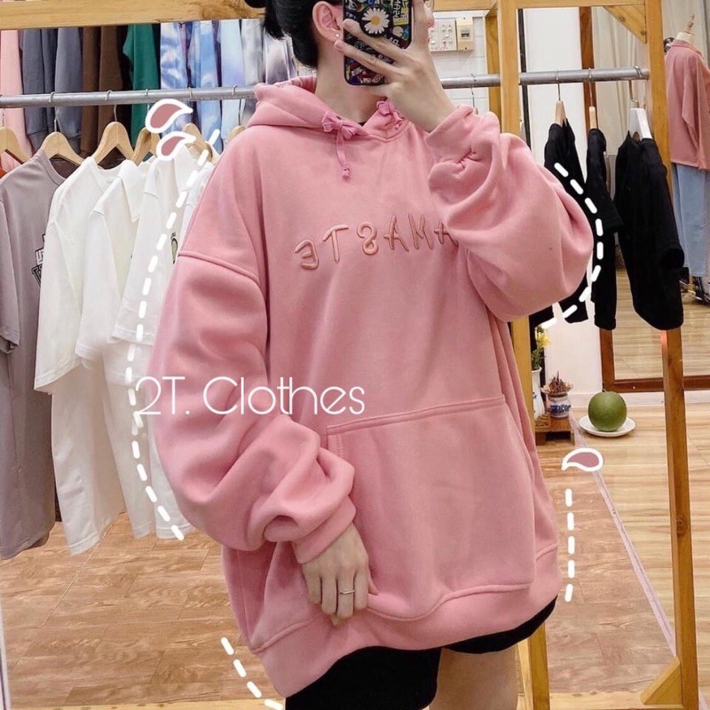 Áo Hoodie Nỉ Lót Bông NAMASTE Unisex ( Ảnh Thật và Video Nhé)