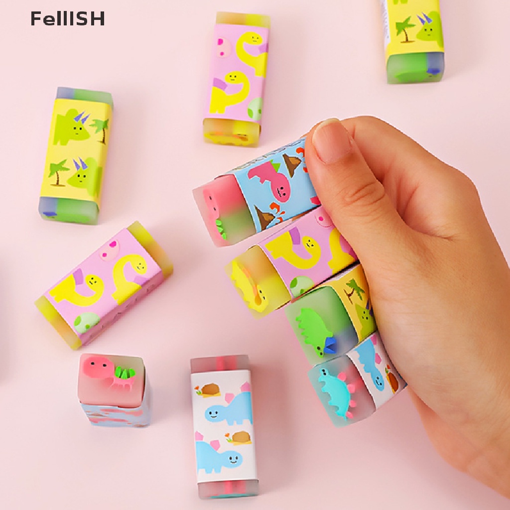 Set 2 Cục Tẩy 4B Hình Khủng Long Dễ Thương Cho Bé # 439br