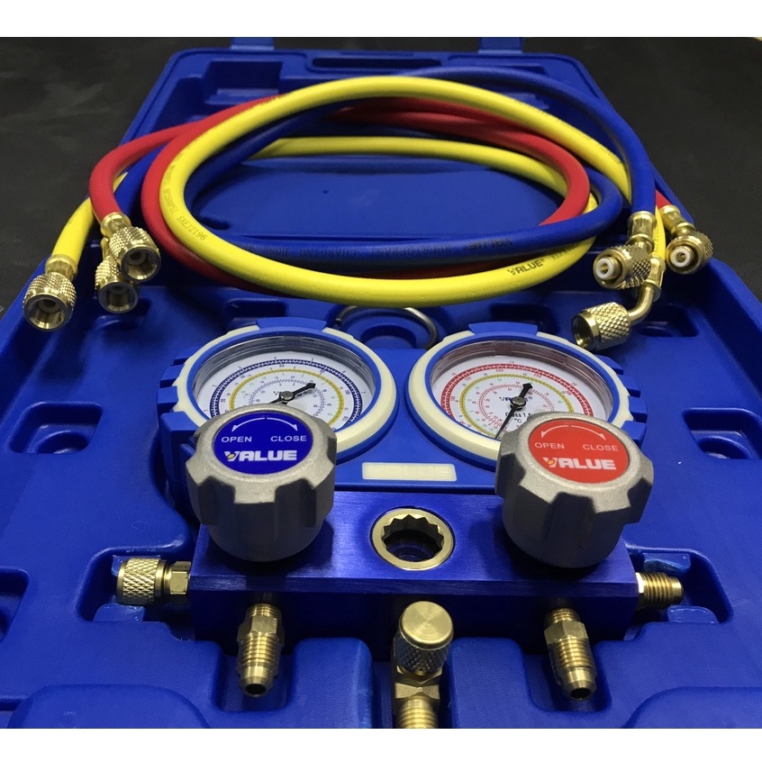 Đồng Hồ Gas Đôi Cao Áp, Hạ Áp VALUE Model VMG-2-R22-B