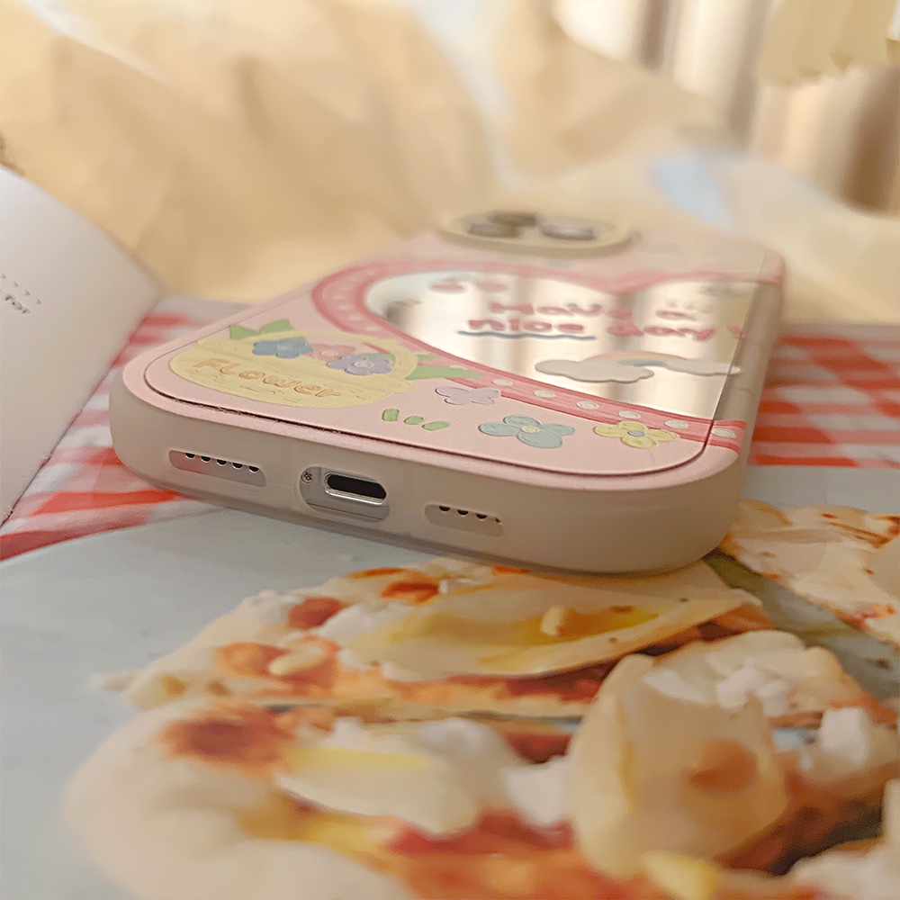 Ốp Điện Thoại Mềm Chống Sốc Tráng Gương Họa Tiết graffiti Cho iPhone 11 12 13 Pro max mini XS max xr 7 8 se2020 plus