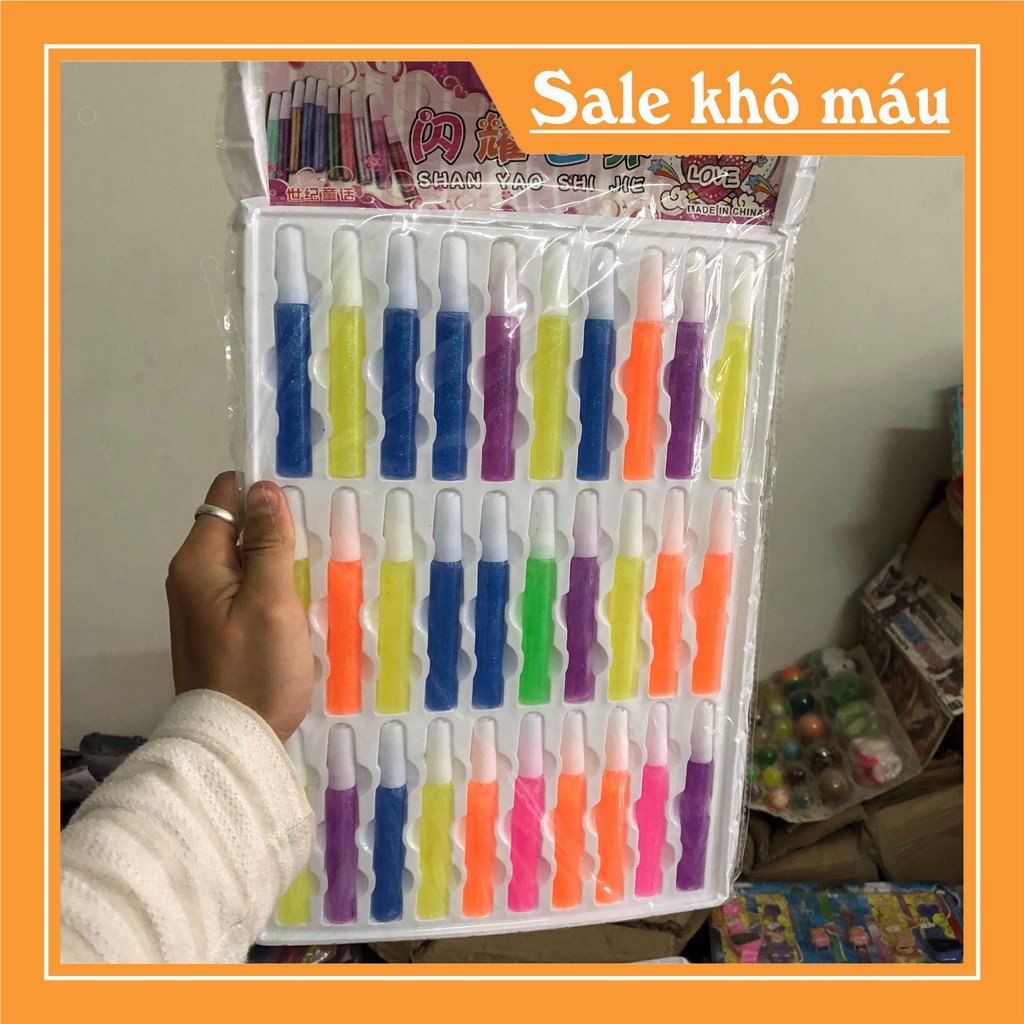 Keo Hồ Dán Sắc Màu Cho Bé 1 Vỉ 30 Chiếc Cho Các Bé Sỉ Đồ Chơi Trẻ Em Hà Nội. Mút Chỉ Shop