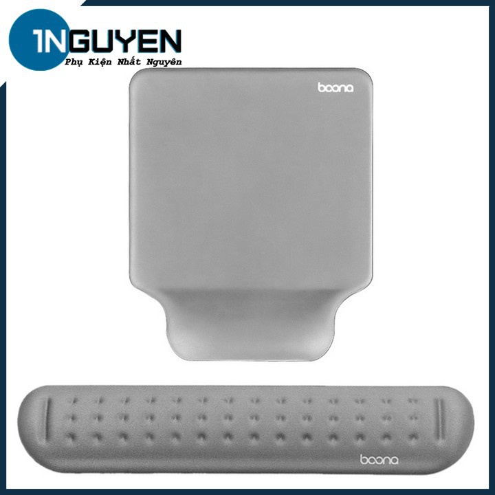Tấm Lót Chuột Máy Tính Có Đệm Kê Cổ Tay Silicon  | Mouse Pad Boona