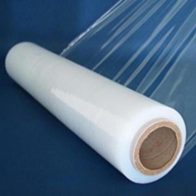 Màng PE bọc cuốn hàng hoá nặng 3kg khổ 50cm lõi mỏng