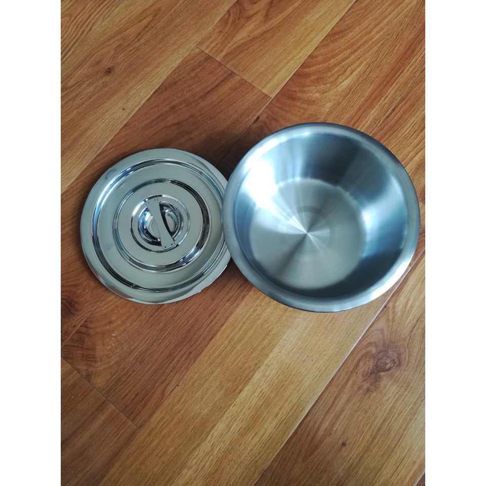 Nồi Inox 304 1 đáy Zebra Thái Lan Indian nắp phẳng 14cm 16cm 18cm 170014 170016 170018