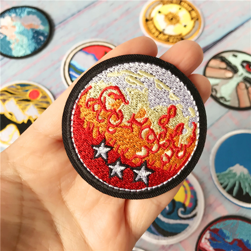 Miếng Dán Ủi Thêu 6cm Họa Tiết Đa Dạng Tùy Chọn