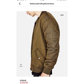 Áo khoác bomber nam Bershka