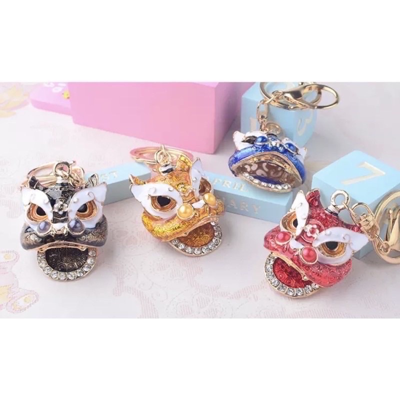 Móc chìa khóa cá tính phong cách sư tử