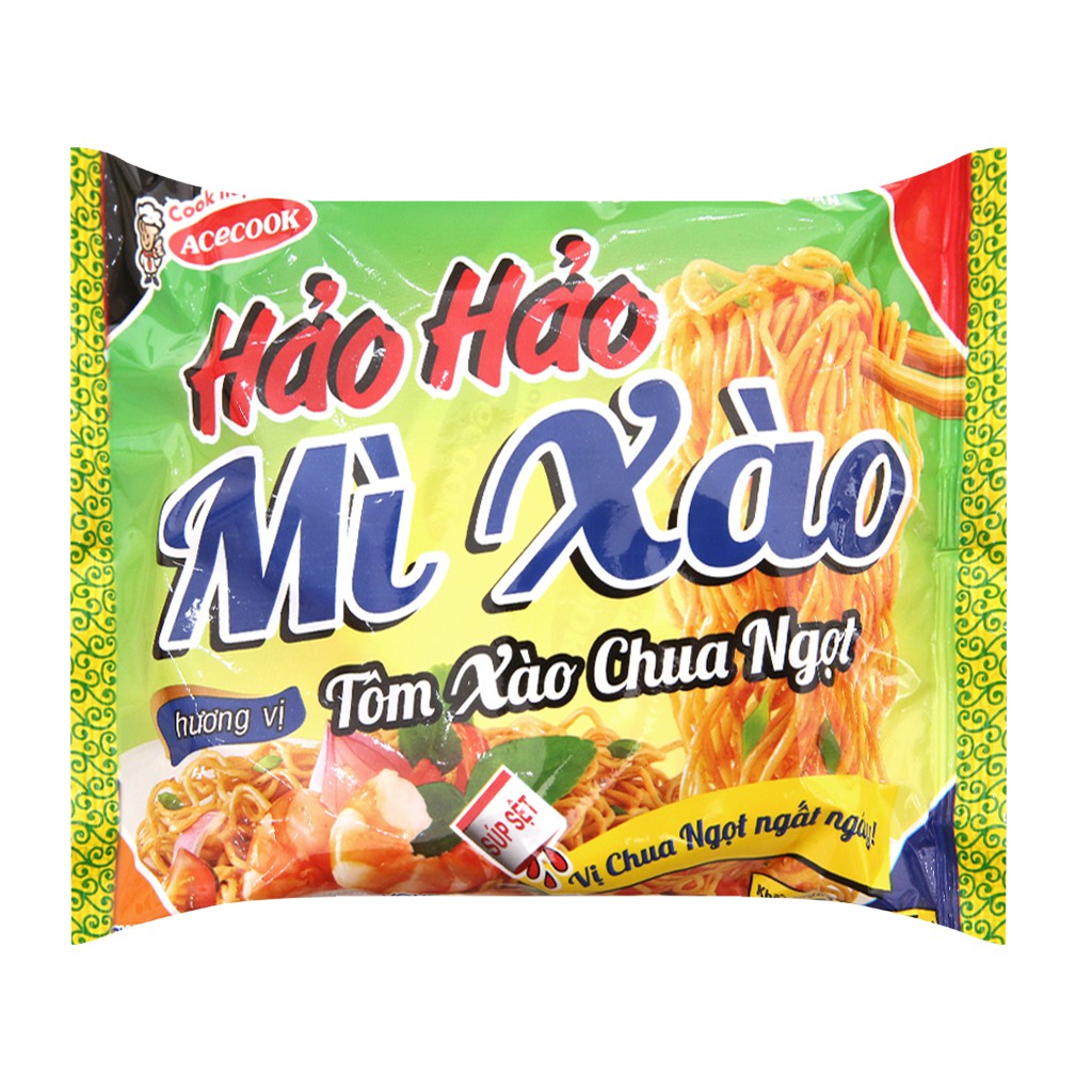 mì hảo hảo xào khô chua ngọt 75g 1 block 5 gói