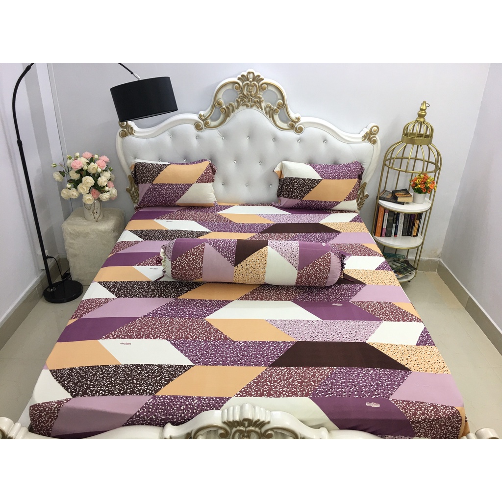 Bộ drap thun Hàn Quốc hoa văn vui nhộn