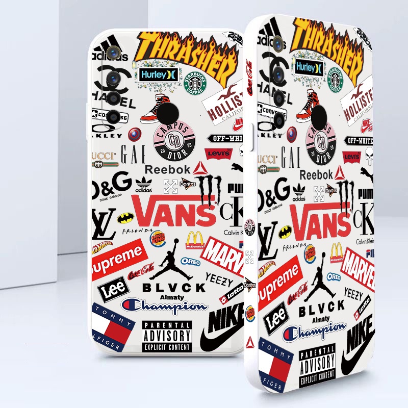 Ốp Điện Thoại Tpu Chống Sốc In Logo Thời Trang Cho Realme 5 5i 6i C3 6 9 Pro Plus 5G 9i 7 7Pro Realme C35 8