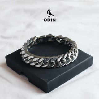 Vòng tay Chain Titan bản lớn size đại - Cuban Juggernaut - 13mm -Tặng Nhẫn Chain Titan