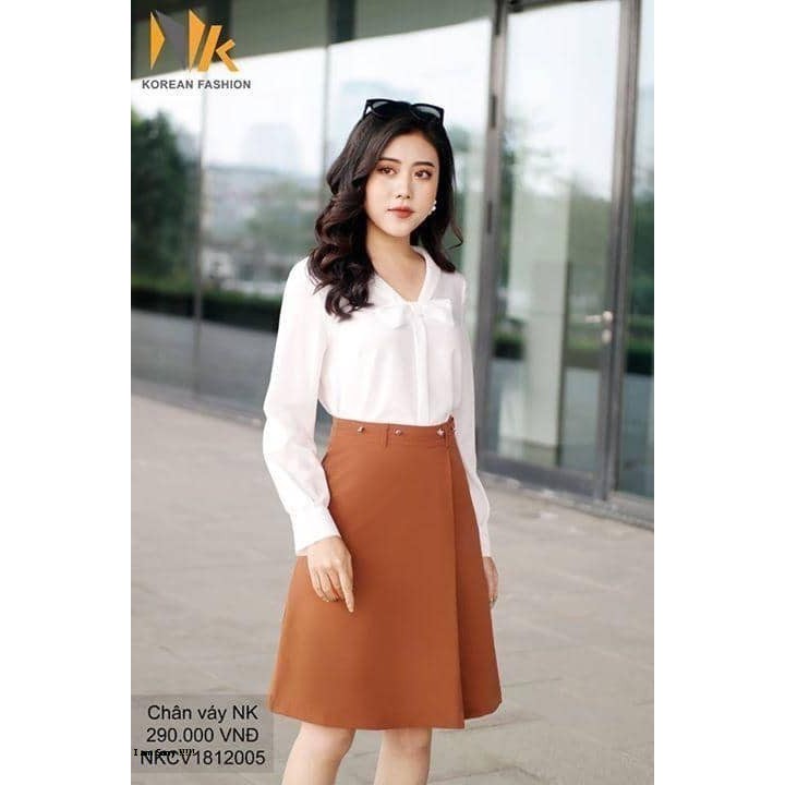 CHÂN VÁY XÒE 55cm XẺ TÀ