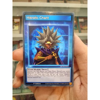 Thẻ Bài Lẻ YugiOh! Mã SBCB-ENS03 - Hieratic Chant (Skill Card) - Common - 1st Edition