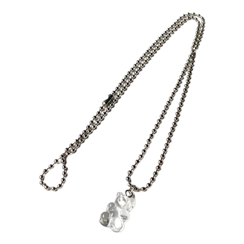 Vòng cổ Mặt Hình Gấu Gummy Hoạt Hình Màu Kẹo Cho Nữ