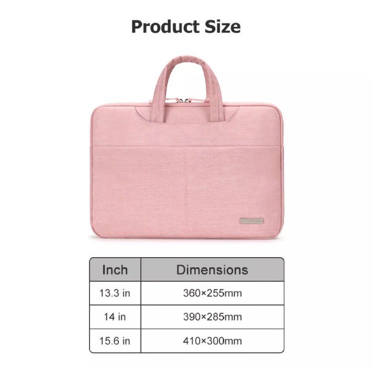 Túi chống sốc thời trang cho Laptop Macbook 14 inch Màu Hồng Phấn Lót Lông cao cấp | BigBuy360 - bigbuy360.vn