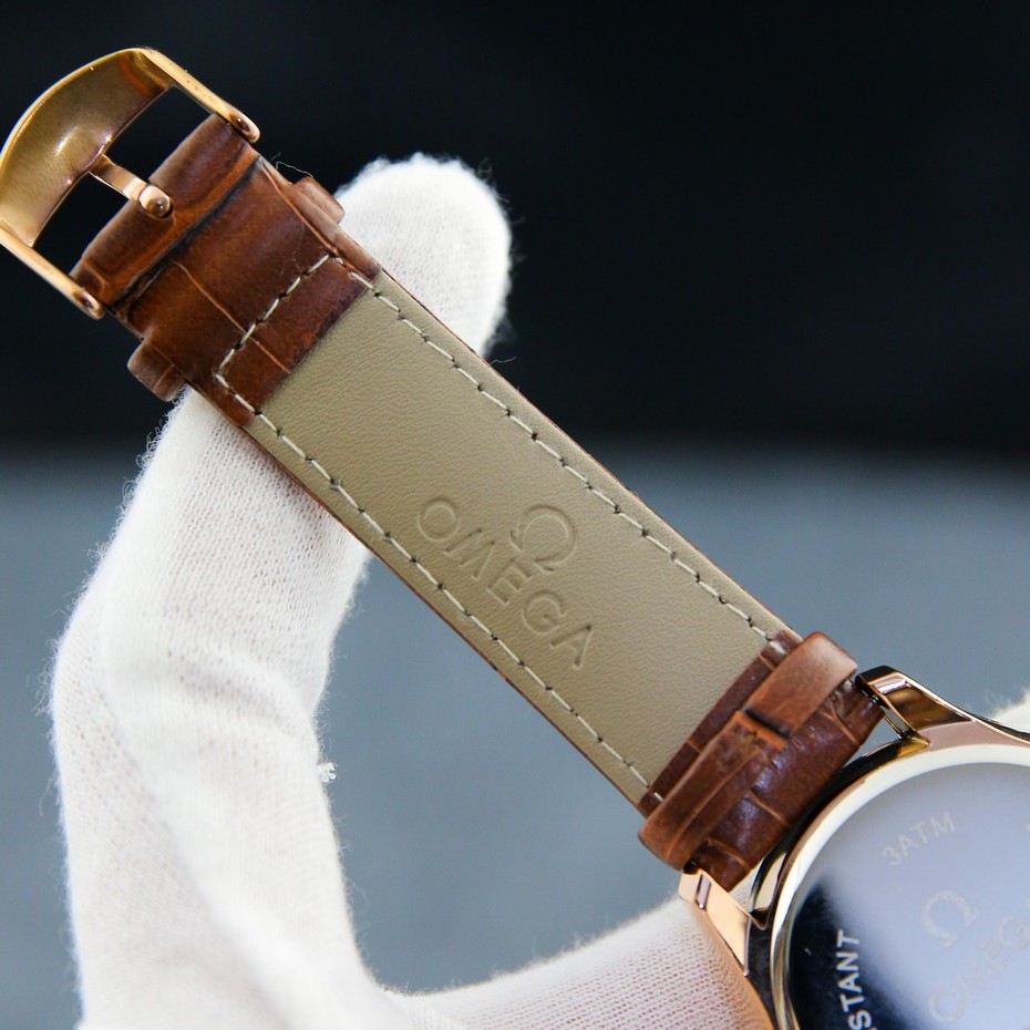 Đồng hồ nam dây da OM003207 phong cách Ý mặt tròn hiển thị lịch ngày – Thiết kế sang trọng – Lịch lãm | BigBuy360 - bigbuy360.vn