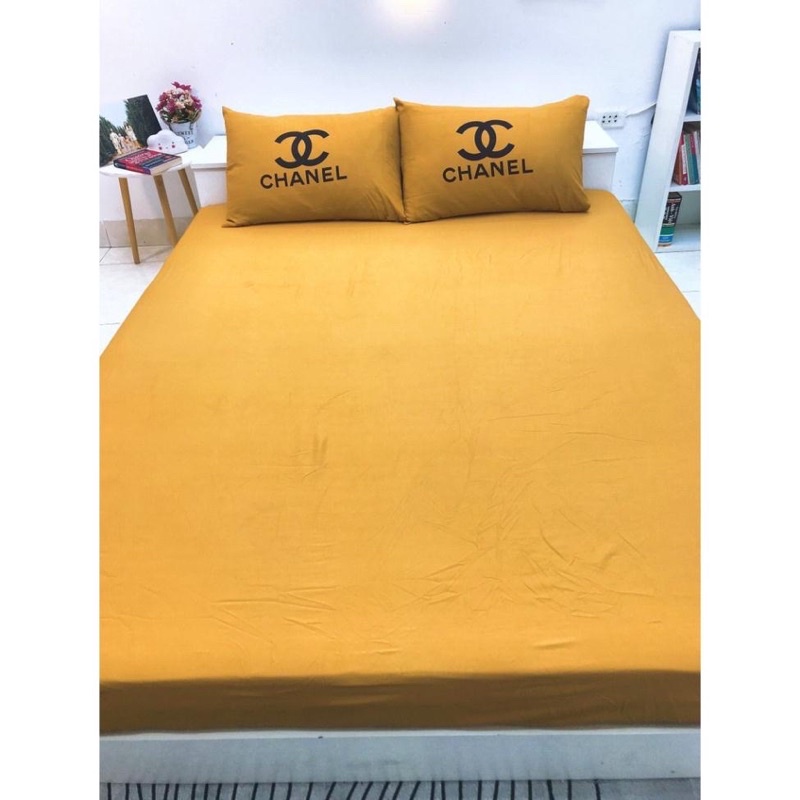 Ga Giường và 2 Vỏ Gối Chất Liệu Đũi Cao Cấp hàng mềm mịn chất mát chuẩn 5* mầu sang trọng lịch sự | BigBuy360 - bigbuy360.vn