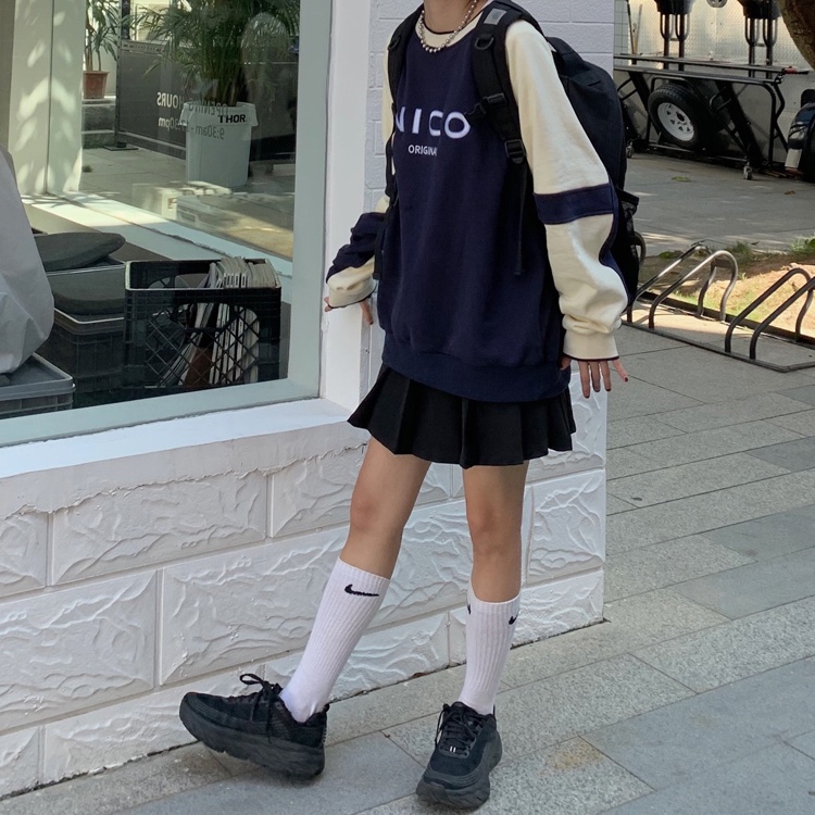 Áo thun nữ tay dài in chữ thời trang Hàn Quốc | BigBuy360 - bigbuy360.vn