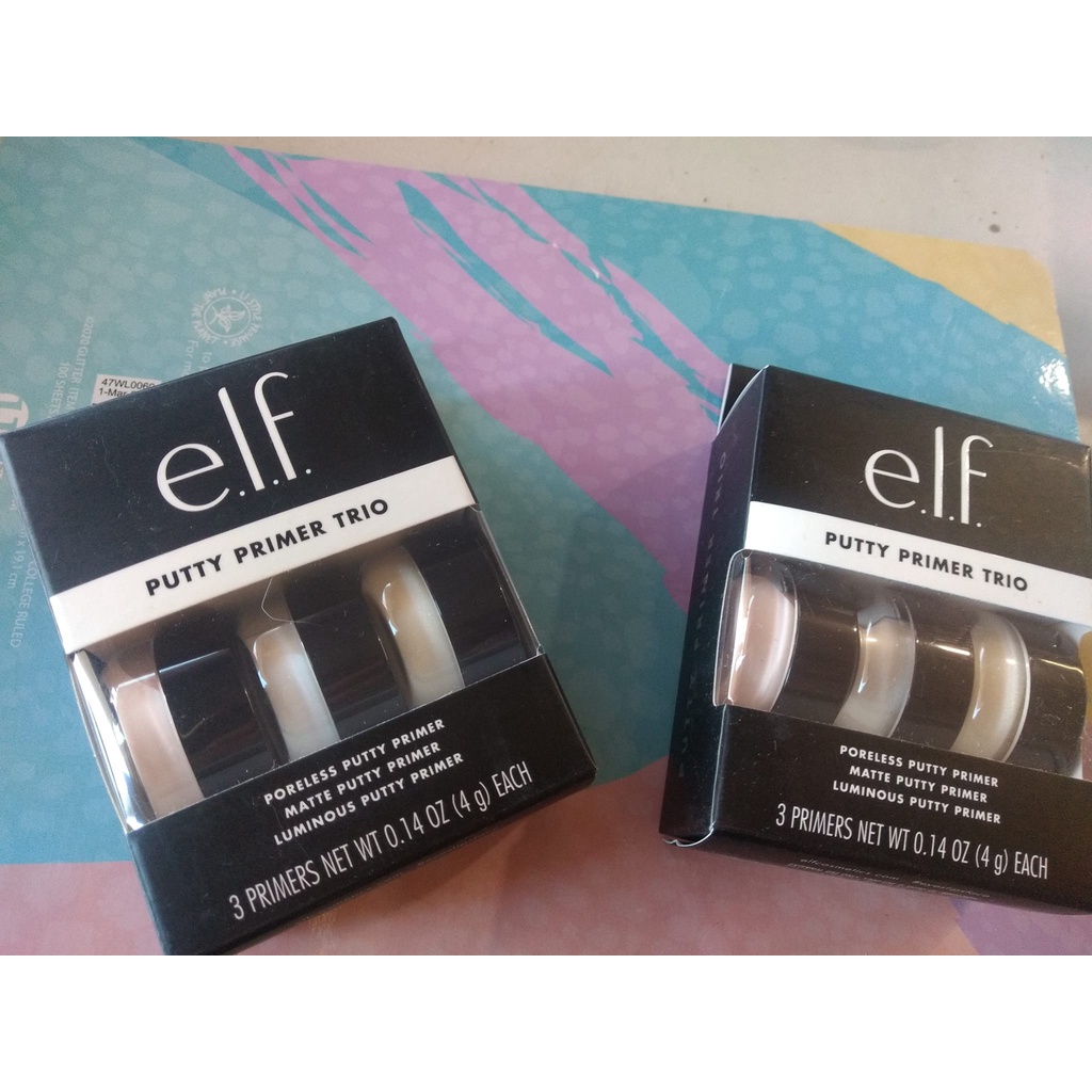 SET 3 KEM LÓT GIỮ LỚP TRANG ĐIỂM ELF PUTTY PRIMER TRIO CHÍNH HÃNG - 11297