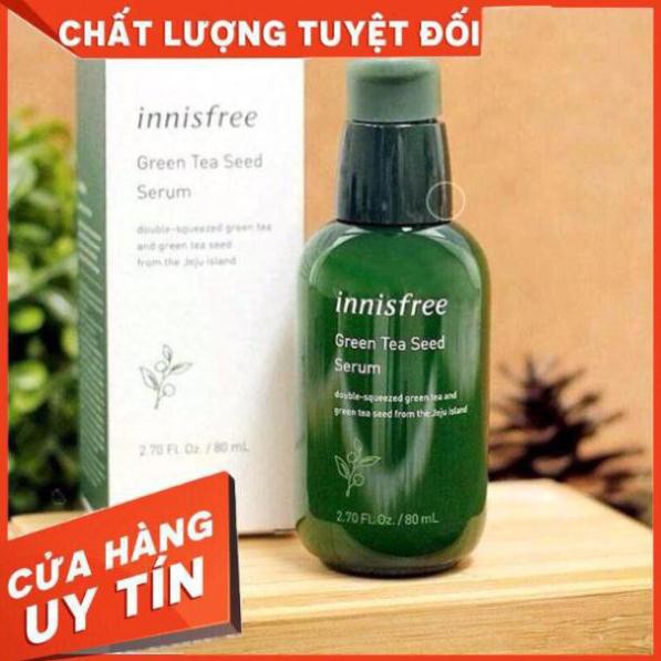 [ FREESHIP ] [ CHÍNH HÃNG ] - Serum innisfree Tinh chất dưỡng ẩm Green Tea Seed Trà Xanh Hàn Quốc 80ml