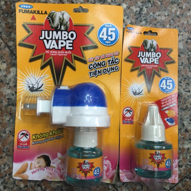 JUMBO VAPE bộ xông đuổi muỗi