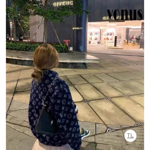 Áo khoác bomber nam nữ cao cấp I Áo bomber lông hoa tiết LV sang trọng I Áo 2 lớp cực ấm I Vonus013. | BigBuy360 - bigbuy360.vn