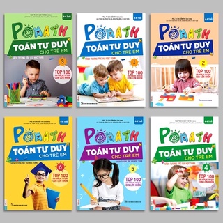 Pomath trọn bộ 6q toán tư duy Giúp bé học toán Thông minh