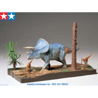 60104 mô hình khủng long 1/35 scale triceratops diorama set